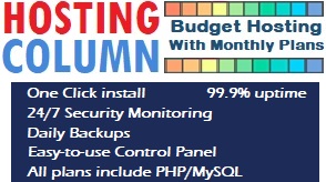 Hosting Column | Budget Hosting with Monthly Plans